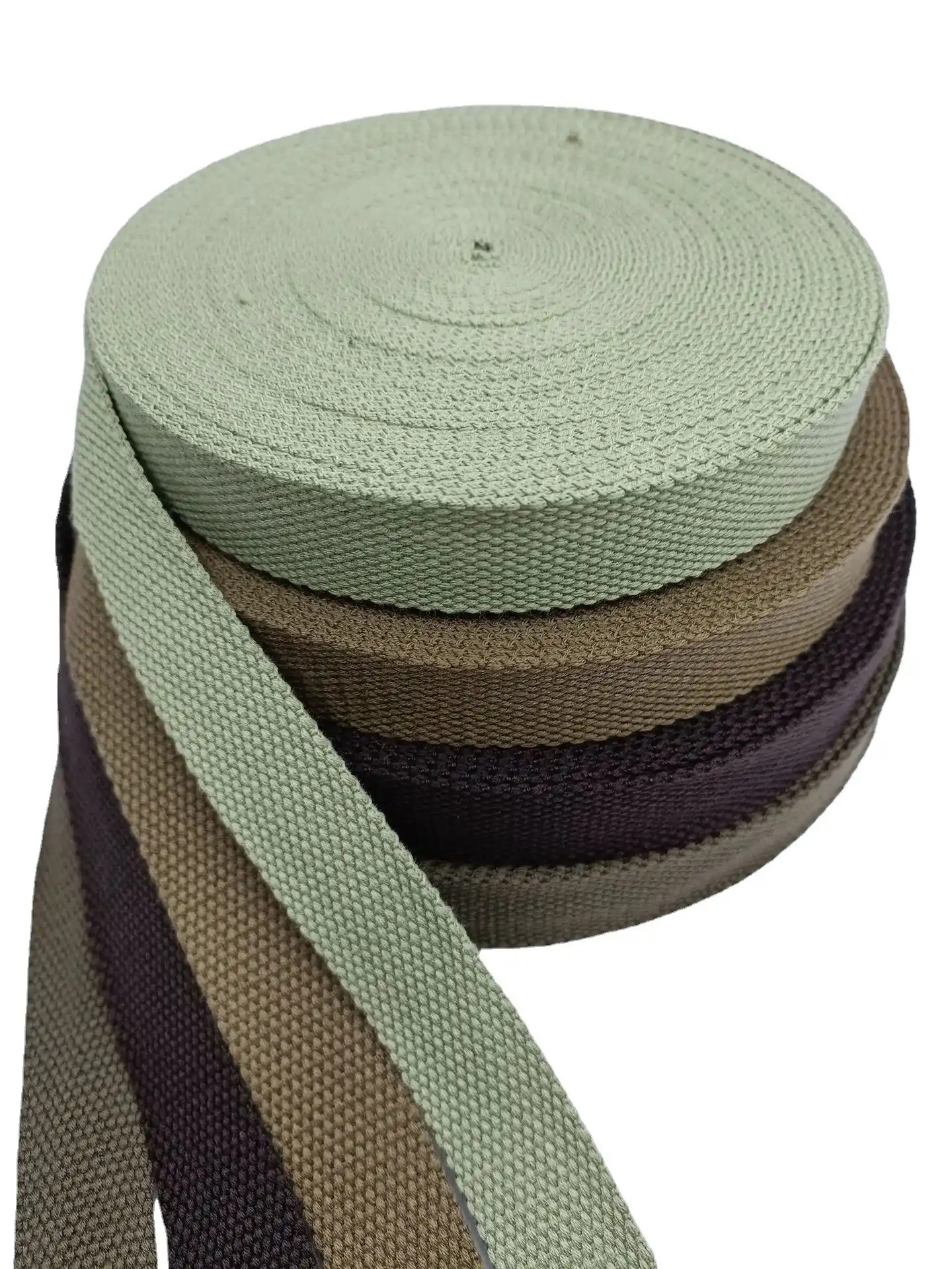 Lightweight durable backpack webbing strap for outdoor luggage and travel bags
